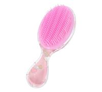 NIYANGLE Cepillo de Pelo para Niña Transparente Ovalado Cepillo Desenredante Cerdas Suaves Cuidado Infantil Masaje Cuero Cabelludo Uso Diario