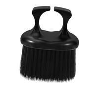 NIYANGLE Cepillo Para Barrer Cabello y Plumero 1 Unidad Tamaño Compacto Plástico Negro Para Peluquería y Uso Profesional Limpieza De Brochas y Cabello Desprendido