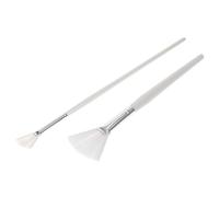 NIYANGLE Cepillo Para Mascarilla Facial 2 Piezas Tamaño Variado Cerdas De Nailon Suave Piel Delicada Aplicación Uniforme Cosmético Uso Facial Diaria