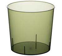 NIYANGLE Cesto de Basura Doméstico Grande sin Tapa Pet Verde Elegante | Decorativo y Práctico, Gran Capacidad para Hogar y Escritorio, Estilo Simple, Uso Fácil, Baño y Cocina