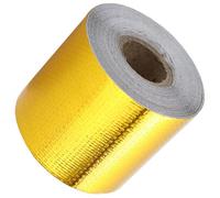 NIYANGLE Cinta de 10 Resistente al Calor de Dorada y Aislamiento Térmico Industrial Flexible y Duradera para Reparación de Remolques