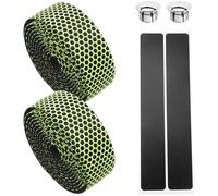 NIYANGLE Cinta de Manillar de Bicicleta de Carretera Antideslizante Eva Amortiguadora, Color Amarillo, 1 Juego para Ciclismo en Ruta y Montaña, Accesorios para Manillar Resistente