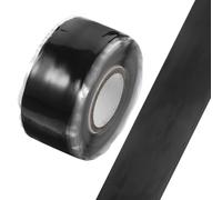 NIYANGLE Cinta Selladora Autoadhesiva de Silicona Negra 2,5 Cm X 3 M Resistente al Agua para Reparación de Mangueras y Tuberías, Cinta para Fontanero de Alta Temperatura y Uso Industrial