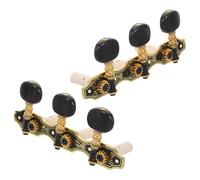 NIYANGLE Clavijas de Afinación Doradas para Guitarra Clásica y Acústica Juego de 3 Piezas Izquierda y Derecha Repuestos para Cuerdas Piezas de Afinación para Guitarra Eléctrica y