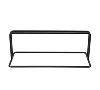 NIYANGLE Clip de Pantalla Multiusos para Panel Móvil, Soporte Práctico de Partición de Metal Negro, Adecuado para Tableros de 9mm en Oficina y Hogar