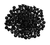 NIYANGLE Clips de Fijación para Coche 200 Piezas, Clips de Brida de Plástico Resistentes al Calor para Tuercas de Carrocería de Automóvil, Sujetadores de Empuje para Parachoques, Kit