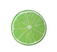 NIYANGLE Cojín de Asiento Naranja y Verde Diseño 3D de Fruta, Relleno de Algodón PP, Multi Función Pelusas, Adecuado para Sofá y Oficina