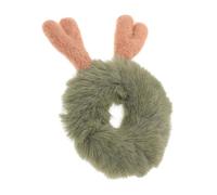 NIYANGLE Coletero de Asta de Ciervo Manual Cordón Cabello de Moda Aro Cabello de Navidad Accesorios para Fiestas y Celebraciones