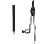 NIYANGLE Compás de Precisión para Dibujo Técnico y Carpintería con Diseño de Tornillo, Cuerpo Metálico y Lápiz de Madera, Adecuado para Estudiantes y Profesionales Color Color Aleatorio