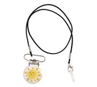 NIYANGLE Cordón de Seguridad para Infantiles Clip Metálico Protección Anticaída para Monaurales y Binaurales Diseño de Girasol Accesorio Resistente y Fácil de Usar