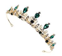 NIYANGLE Coroa de Rhinestones para Novias y Fiestas Accesorio de Deslumbrante para Novias Tiara para Bodas