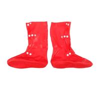 NIYANGLE Cubrezapatos Impermeables para Senderismo, Polainas Altas Antiarena para Exteriores, Talla L 590, Color Rojo Intenso, Protección Resistente al Agua para Caminatas Desierto