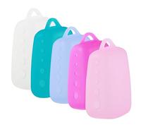 NIYANGLE Cubrir 5 Uds Tapa De Cabeza De Calavera Eléctrica Funda Protectora Manual Tapa Protectora Protector Cubierta De Cepillo De Contenedor De Gel De Sílice Caja De Cabeza De Cepillo