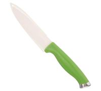 NIYANGLE Cuchillo de Cerámica para Cortar Tomates y Pepinos con Mango de Plástico y Hoja Protegida para Uso en Cocina y Decoración de Sushi
