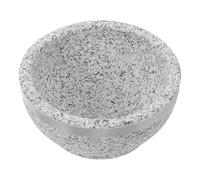 NIYANGLE Cuenco Difusor de Aceites Esenciales para Sauna de Piedra Natural, 14 Cm de Diámetro, Resistente al Calor, Soporte para Aromaterapia en Sala de Vapor y SPA, Taza de Aceite