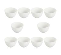 NIYANGLE Cuencos de Silicona para Mascarillas Faciales Borde Flexible, Juego de 10 Unidades de 7 CM, Antideslizantes y Fáciles de Limpiar para Uso en Salones y Hogar
