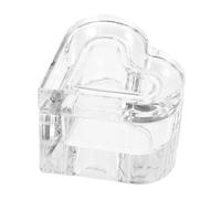 NIYANGLE Dappen Dish Transparente Para Manicura y De Uñas Tazón Práctico Para Pinceles y Productos De Uñas Para Profesional y Personal