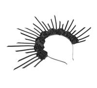 NIYANGLE De Bruja Púas Accesorios Góticos Cabello Diadema De Halloween Para Mujer Decoración De Cabeza Para Fiesta De Halloween