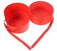 NIYANGLE De Flores Redonda Giratoria Cajita De Para Novia De Embalaje De Flores Preservadas