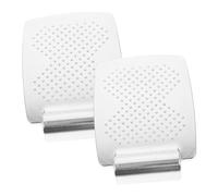 NIYANGLE de Reposapiés Elevables de Aleación de Aluminio para Silla de Ruedas 2 Piezas Soporte Fuerte y Ajuste para Uso Doméstico o Deportivo