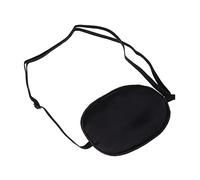 NIYANGLE de Seda para Antifaz Ajustable para Ambliopía y Estrabismo Ligera para Adultos Color Negro