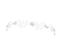 NIYANGLE Decor Rhinestone Headdress for Weddings Parties and Special Occasions Elegant Hair Accessory for The Modern Bride