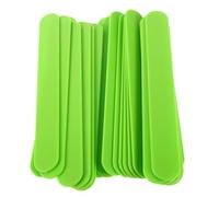 NIYANGLE Depresores de Lengua para 30 Unidades Espátulas Plásticas Verdes Herramienta Higiénica para Exámenes Bucales Pediátricos Suministros para Prácticas Médicas y Cuidado Oral