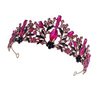 NIYANGLE Diadema De Tiaras De Boda De Reina Para Novia Joyería Nupcial Tiaras De Para Mujer Decoraciones Para El Cabello De Boda Decoración De Cumpleaños Para Mujer