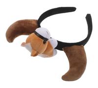 NIYANGLE Diadema Del Zodiaco Carnival Headdress Disfraz De Accesorio De Animal De Granja Diadema De Fiesta De Caballos Banda De Cabello De Cosplay De Caballo Cosplay Brown