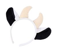 NIYANGLE Diadema Halloween Animal con Orejas de Vaca y Accesorio de Moda para Fiestas Carnavales Cosplay y Diario para Adultos