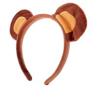 NIYANGLE Diadema Orejas de Oso de Felpa Marrón para Cosplay y Fiesta, Diseño Encantador y No se Cae, Adecuado para Mujer y Niña