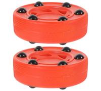 NIYANGLE Disco de Hockey sobre Patines Profesional 2 Unidades, Material Nailon y PVC Duradero, Alta Resistencia y Buena Resiliencia, Adecuado para Entrenamiento y Juego de Hockey Callejero