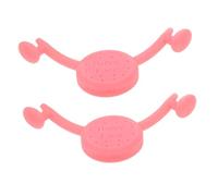 NIYANGLE Dispositivo de Entrenamiento de Sonrisa 2 Unidades Tamaño Estándar Masajeador Reafirmante Facial para Tonificar Músculos Bucales Uso Diario en Belleza y Corrección Facial Rosa