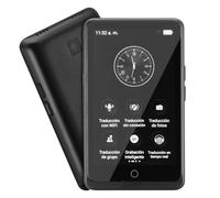 NIYANGLE Dispositivo Traductor Inteligente Soporte Multilingüe y Función de Voz a Texto, Batería de 1500mah para Aprendizaje de Idiomas y Viajes