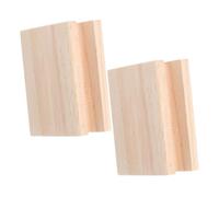 NIYANGLE Elevadores de Muebles de Madera Resistentes 2 Piezas Elevadores de Cama y Sofá 10 CM de Altura Soporte para Patas de Mesa y Silla Bloque Elevador para Uso Doméstico