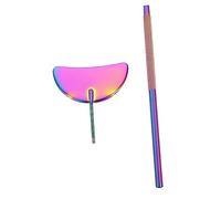 NIYANGLE Espejo De Inspección De Pestañas Pequeño y Ligero Reflejo Para Salón De Para Postizas Compatible