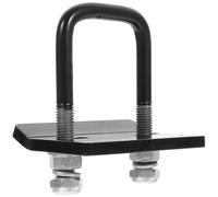 NIYANGLE Estabilizador Antitraqueteo para Remolque, Cierre Metálico Tensor de Enganche en Acero de Aleación, Color Negro Mate, Accesorio Seguro para Enganche de Remolque, Herramienta