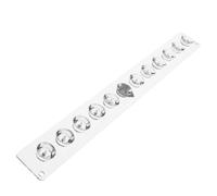NIYANGLE Estante De Almacenamiento De Joyas Encanto Llavero Bolsa De Escoba Interior Accesorios Pulseras Degradadas Pulseras De Estudiante Gancho Acrílico Transparent