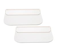 NIYANGLE Estantes Plegables Adhesivos para Pared 2 Unidades Estante de Baño Pequeño sin Tornillos para Toallas y Jabón Organizador Funcional para Dormitorios y Cocina