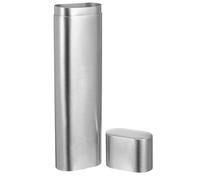 NIYANGLE Estuche de Viaje para : Tubo hermético de Acero Inoxidable - Caja Impermeable con Cierre hermético para Dos - Estuche portátil para Guardar Cigarrillos en el Bolsillo