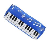 NIYANGLE Estuche para Lápices Teclas De Piano Organizador De Lápices Portátil Estuche para Bolígrafos para Escuela y Actividades Diarias