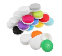 NIYANGLE Estuche para Lentes De Contacto 12 Colores, Caja Pequeña Hermética, Soporte Compacto Portátil, Envase Práctico para Viajes y Almacenamiento Seguro, Organizador Adecuado para Uso Diario