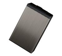 NIYANGLE Estuche Portátil para Cigarrillos 20 Unidades Tapa Deslizante Plástico Negro Resistente Humedad para Uso Cotidiano Viaje Oficina Hombres
