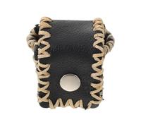 NIYANGLE Estuche Portátil para Tiza de Taco de Billar Cuadrado 3,5x3,5x3,5 Cm de Cuero Negro Cierre Magnético Bolsa Compacta para Guardar Tizas de Billar y Snooker Accesorio