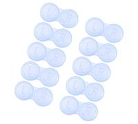 NIYANGLE Estuches para Lentes de Viaje 10 Piezas Contenedor de Plástico Doble Marco para Casa y Actividades Protección y Organización de Lentes para Estudiantes y