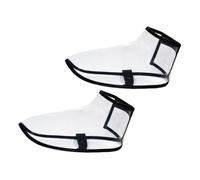 NIYANGLE Funda para Zapatos de Peluquería Fácil de Poner Transparente de PVC Protege contra Pelos Rotos, Adecuado para Profesionales de Barbería y Personal de Servicio