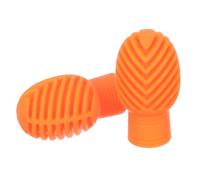 NIYANGLE Fundas de Silicona para Baquetas de Batería, 2 Piezas Portátiles y Ligeras para Proteger y Silenciar Baquetas en Práctica Musical
