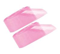 NIYANGLE Fundas Desechables que Mantienen el Equipo Limpio y Seguro para Tatuajes de Pvc 200 en Color Rosa, Bolsas Ganchos para Bolígrafos
