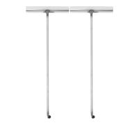 NIYANGLE Gancho de Acero Inoxidable en T para Tapa de Alcantarilla 38 Cm X 8 Mm, Gancho de Elevación y Tracción para Puerta Corredera, Herramienta Práctica para Hogar 2 Piezas