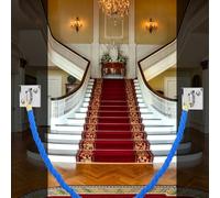 NIYANGLE Gancho de Zinc Aleación para Barreras de Control de Multitudes Soporte de Poste Montaje Pared Fácil Instalación para Eventos Exposiciones y Hoteles Acabado Plateado Elegante